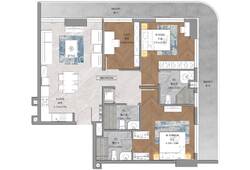 2,5 bedroom apartment